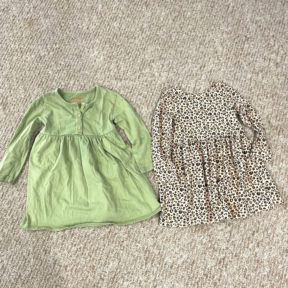 Toddler Girls Long Sleeve Dresses, Cat & Jack, Size 3T